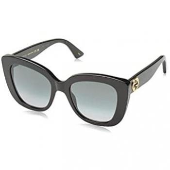 Gucci Sunglasses, female, Brown, Size: 54 MM Havana/Grey Blue Shaded Sunglasses