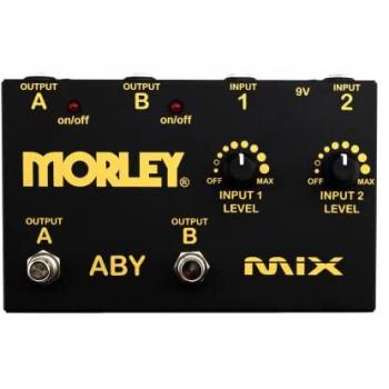Pédale sélecteur et mixeur d'entrées Morley Gold Series ABY-MIX-G