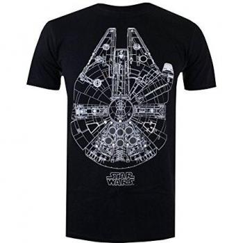 Galaxy Cruiser Black Tee – Size Small, Star Wars