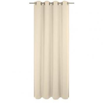 Newbury Vorhang von Wirth – Größe 5, beige, 130 × 255 cm