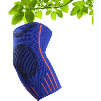 Blue Elbow Sleeve Protector for Cycling