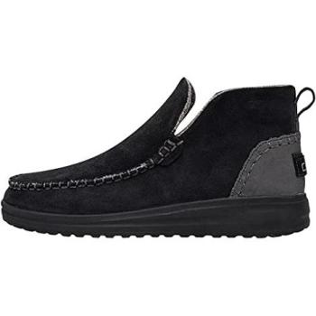 Hey Dude Denny Scarpe in Suede Nero