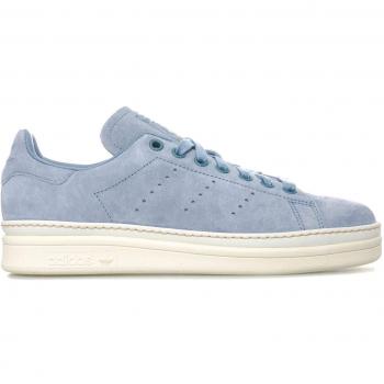 Adidas Women’s Originals Grey‑Blue Stan Smith New Bold Trainer, UK 7