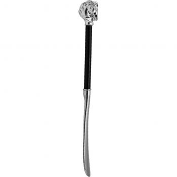 Langes flexibles Schuhhorn mit Rubin-Griff