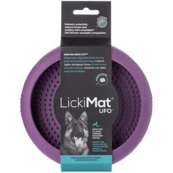 LickiMat UFO Futtermatte lila 18,5 cm