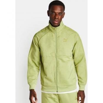 Sudadera de Pista Puma T7 Lux Aop Hombre Verde Talla L