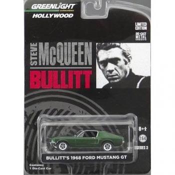 BULLITT Ford Mustang GT 1968 – 1/64 Metallplakat