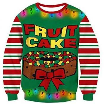 Rave Friday 3D‑Print‑Jumpers Cool Weihnachten Pullover Damen