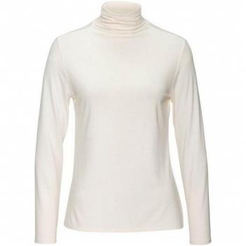 Lascana Damenlangarm‑Stehkragen Shirt – Unifarben, Basic, Größe 36/38