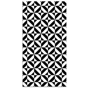 Tapis Design Géométrique Noir 140x200 cm