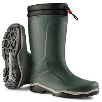 Grüne Oliv‑Damenstiefel Dunlop MU0KL45 Blizzard – schwarz‑grün, 37 EU