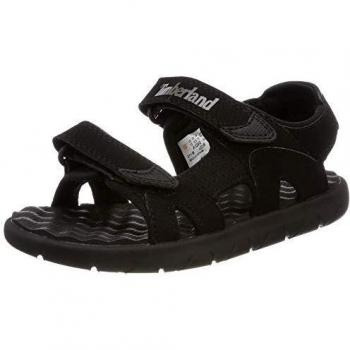 Timberland Kinder Sandalen Perkins Row 2-Strap, Schwarz