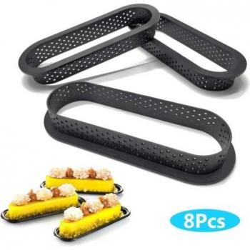 Moules à pâtisserie ovales en silicone