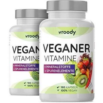 VROODY Vegan Vitamin B12, B2, D3