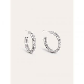 Pendientes Aro Triple Pebbles