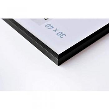 Nielsen Aluminium Bilderrahmen C2, 21x29,7 cm (A4), Schwarz Matt