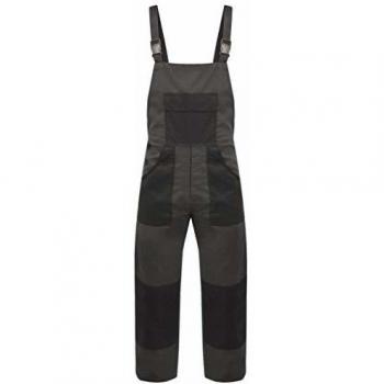 Men's Grey Utility Overalls, Size XL
