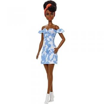 Barbie Muñeca con vestido vaquero decolorado