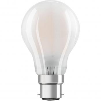 OSRAM Classic LED B22d 827 8,5W dimmabile satinato