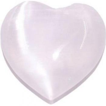 Schmuck Geschenk Herz aus Selenit