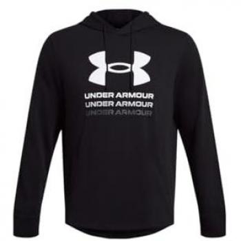 Hoodie Under Armour UA Rival Terry Gráfico Preto