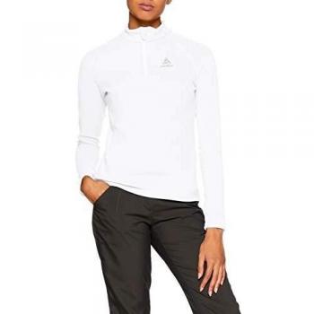 Pull Femme Odlo Midlayer 1/2 Zip BERNINA, Blanc, FR : L