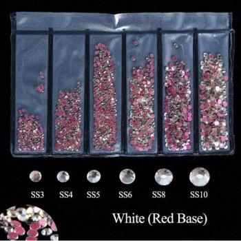 Brillantes de Uñas: 1440 Piezas de Strass Blanco