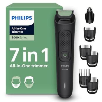 Philips Trimmer 3000 MG3920/15 con Rifinitore e Accessori
