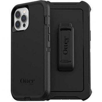 Otterbox Case for Apple iPhone 12 Pro Max, Defender Series, Tested Against Drops and Shocks, Providing Ultimate Protection, Color: Black