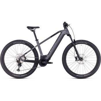 Cube Reaction Hybrid Race 750 E-Mountain Bike in Grey/Metal