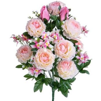 Rinascita Botanica 50 cm – Set 2 di Ranuncoli & Orchidee