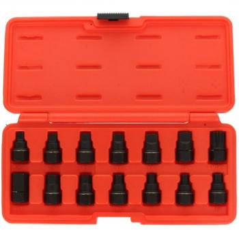 Toptul Chiave per sistema olio e set tappi di scarico 14 pezzi