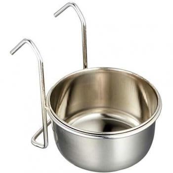 Sirio L300 Bol Ferplast – Acier Inoxydable pour Perroquets et Cacatoès Ø 9,5 cm 0,3 L