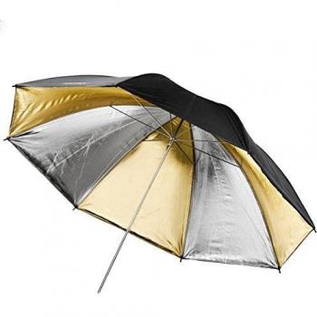 Walimex Pro Reflexschirm 84 cm gold/silber