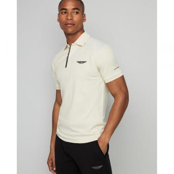 Polo Hombre Hackett Interlock Beige