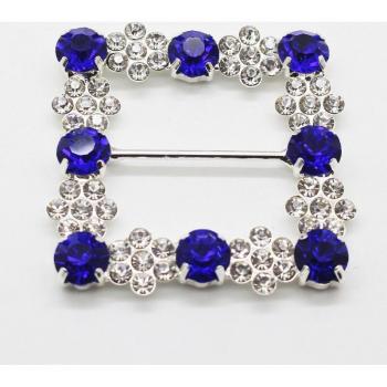 45MM Square Rhinestone Belt Buckles