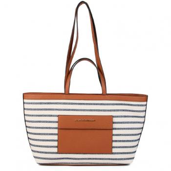 Cartera Rayada de Hombro