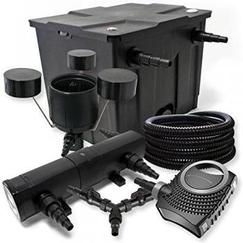 SunSun Teichpflege Set mit 25m Schlauch und Skimmer