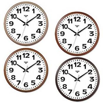 VIRTIME 36cm Tondo Wall Clock in ABS – Palette 4 Colori