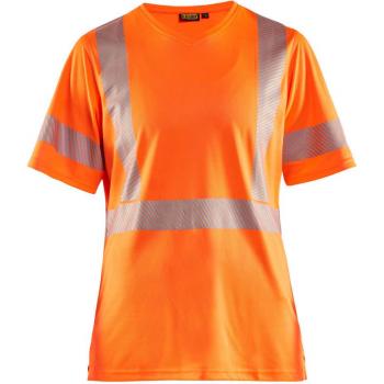 T‑Shirt Donna Arancione Fluorescente Visibilità Alta M