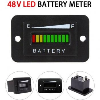 LED Display Battery Capacity Meter (IP65, 50.21V Full