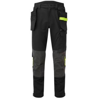 Pantalone resistente allo stretch WX2 con holster nero – S (FR 40, UK 32)