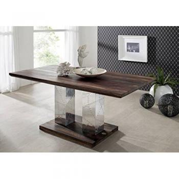 Tambora Kaffeetisch Massivholz – 200 x 100 cm, Strong Grey