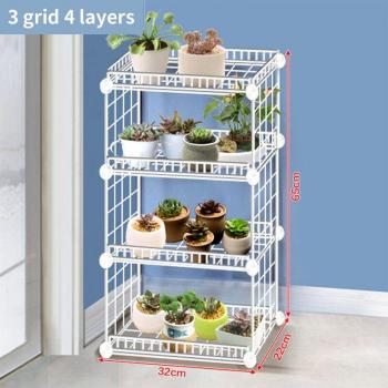 Multi-Layer Iron Plant Rack
