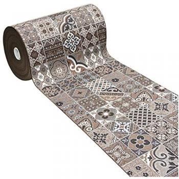 Tapis de Cuisine Motif Majolique 54x280 cm