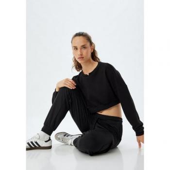 Koton Jogger mit Taschen – hohe Taille, locker sitzend, XS