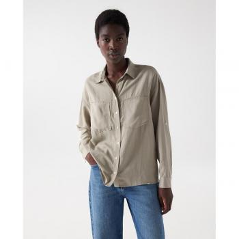 Camisa en Denim Ligero para Mujer Salsa Jeans