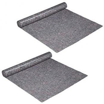Fieltros Protectores para Mudanza, Manta Antideslizante, 180g/m², 25m², Gris