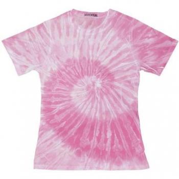 Colortone Damen T-Shirt Spider Tie Dye M königsblau