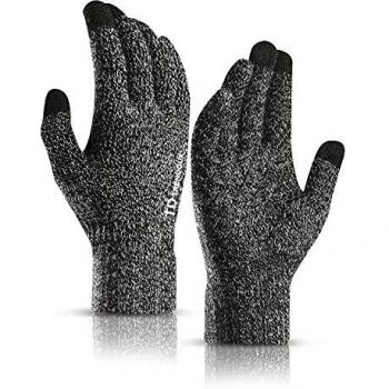 TrenDoux Stretchy Knit Winter Driving Gloves